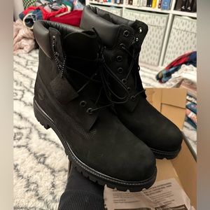 Size 12 men’s Black Timberland boots
